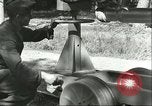 Image of German rocket technicians work on V-2 missile Blizna Poland, 1944, second 26 stock footage video 65675062552