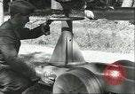 Image of German rocket technicians work on V-2 missile Blizna Poland, 1944, second 27 stock footage video 65675062552