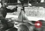 Image of German rocket technicians work on V-2 missile Blizna Poland, 1944, second 28 stock footage video 65675062552