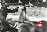 Image of German rocket technicians work on V-2 missile Blizna Poland, 1944, second 29 stock footage video 65675062552