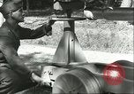 Image of German rocket technicians work on V-2 missile Blizna Poland, 1944, second 30 stock footage video 65675062552