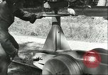 Image of German rocket technicians work on V-2 missile Blizna Poland, 1944, second 31 stock footage video 65675062552