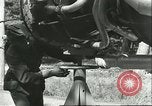 Image of German rocket technicians work on V-2 missile Blizna Poland, 1944, second 34 stock footage video 65675062552
