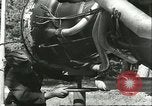 Image of German rocket technicians work on V-2 missile Blizna Poland, 1944, second 38 stock footage video 65675062552