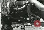 Image of German rocket technicians work on V-2 missile Blizna Poland, 1944, second 40 stock footage video 65675062552