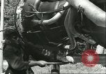 Image of German rocket technicians work on V-2 missile Blizna Poland, 1944, second 43 stock footage video 65675062552
