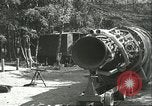 Image of German rocket technicians work on V-2 missile Blizna Poland, 1944, second 52 stock footage video 65675062552
