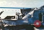 Image of Japanese coastal defense gun Tarawa Gilbert Islands, 1944, second 10 stock footage video 65675062569