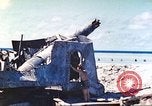 Image of Japanese coastal defense gun Tarawa Gilbert Islands, 1944, second 26 stock footage video 65675062569