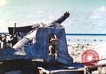 Image of Japanese coastal defense gun Tarawa Gilbert Islands, 1944, second 30 stock footage video 65675062569