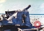 Image of Japanese coastal defense gun Tarawa Gilbert Islands, 1944, second 38 stock footage video 65675062569