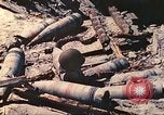 Image of Japanese coastal defense gun Tarawa Gilbert Islands, 1944, second 52 stock footage video 65675062569