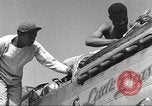 Standbild Masse crewmwn Wartung P-51s der 332 Fighter Group Termoli Italien, 1944, aus Sekunde 12 historischem Filmmaterial Videoclip 65675062602