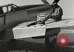 Standbild Masse crewmwn Wartung P-51s der 332 Fighter Group Termoli Italien, 1944, aus Sekunde 56 historischem Filmmaterial Videoclip 65675062602