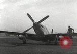 Image of 332nd Fighter Group P-51s take off on a mission Termoli Italy, 1944, second 41 stock footage video 65675062609