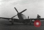 Image of 332nd Fighter Group P-51s take off on a mission Termoli Italy, 1944, second 46 stock footage video 65675062609