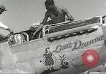 Immagine di Equipaggio di terra di 332Fighter Group mantenere P-51s Termoli Italia, 1944, secondo 24 filmato di repertorio 65675062615