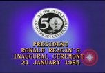 Immagine di Cerimonia inaugurale Washington DC USA, 1985, secondo 4 filmato di repertorio 65675062616