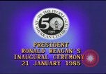 Immagine di Cerimonia inaugurale Washington DC USA, 1985, secondo 8 filmato di repertorio 65675062616