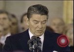 Image of President Ronald Reagan Washington DC USA, 1985, second 7 stock footage video 65675062618