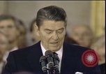 Image of President Ronald Reagan Washington DC USA, 1985, second 10 stock footage video 65675062618