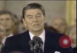 Image of President Ronald Reagan Washington DC USA, 1985, second 11 stock footage video 65675062618