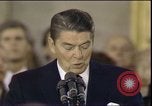 Image of President Ronald Reagan Washington DC USA, 1985, second 13 stock footage video 65675062618