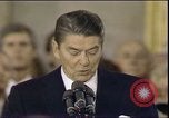Image of President Ronald Reagan Washington DC USA, 1985, second 16 stock footage video 65675062618