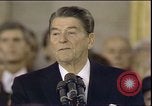 Image of President Ronald Reagan Washington DC USA, 1985, second 19 stock footage video 65675062618