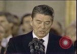 Image of President Ronald Reagan Washington DC USA, 1985, second 21 stock footage video 65675062618