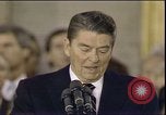 Image of President Ronald Reagan Washington DC USA, 1985, second 22 stock footage video 65675062618