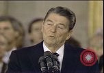 Image of President Ronald Reagan Washington DC USA, 1985, second 23 stock footage video 65675062618