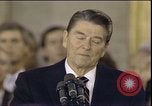 Image of President Ronald Reagan Washington DC USA, 1985, second 24 stock footage video 65675062618