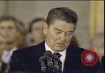 Image of President Ronald Reagan Washington DC USA, 1985, second 25 stock footage video 65675062618
