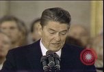 Image of President Ronald Reagan Washington DC USA, 1985, second 28 stock footage video 65675062618