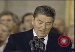 Image of President Ronald Reagan Washington DC USA, 1985, second 29 stock footage video 65675062618