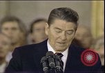 Image of President Ronald Reagan Washington DC USA, 1985, second 31 stock footage video 65675062618