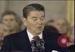 Image of President Ronald Reagan Washington DC USA, 1985, second 34 stock footage video 65675062618