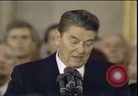 Image of President Ronald Reagan Washington DC USA, 1985, second 35 stock footage video 65675062618