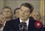 Image of President Ronald Reagan Washington DC USA, 1985, second 39 stock footage video 65675062618