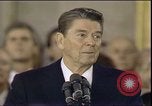 Image of President Ronald Reagan Washington DC USA, 1985, second 41 stock footage video 65675062618