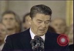 Image of President Ronald Reagan Washington DC USA, 1985, second 42 stock footage video 65675062618