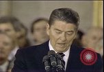 Image of President Ronald Reagan Washington DC USA, 1985, second 48 stock footage video 65675062618