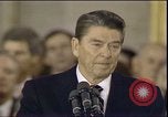 Image of President Ronald Reagan Washington DC USA, 1985, second 49 stock footage video 65675062618