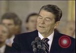 Image of President Ronald Reagan Washington DC USA, 1985, second 52 stock footage video 65675062618