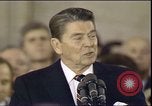 Image of President Ronald Reagan Washington DC USA, 1985, second 58 stock footage video 65675062618