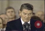 Image of President Ronald Reagan Washington DC USA, 1985, second 59 stock footage video 65675062618