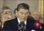 Image of President Ronald Reagan Washington DC USA, 1985, second 6 stock footage video 65675062619
