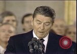 Image of President Ronald Reagan Washington DC USA, 1985, second 7 stock footage video 65675062619