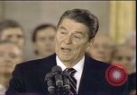 Image of President Ronald Reagan Washington DC USA, 1985, second 8 stock footage video 65675062619